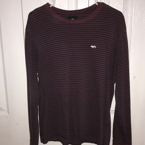 OBEY long sleeve purple and dark blue